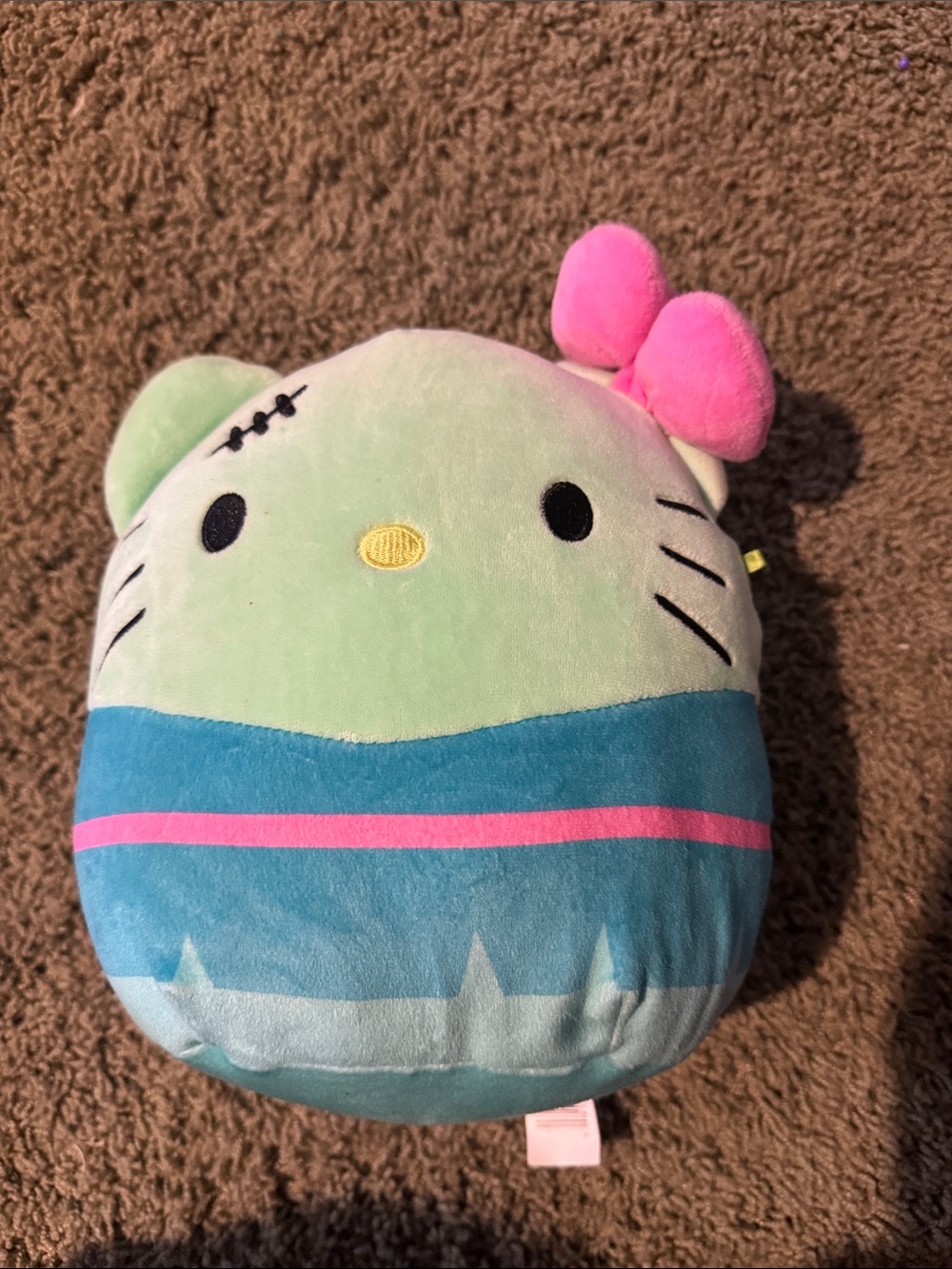 Hello Kitty Squishmallow Frankenstein